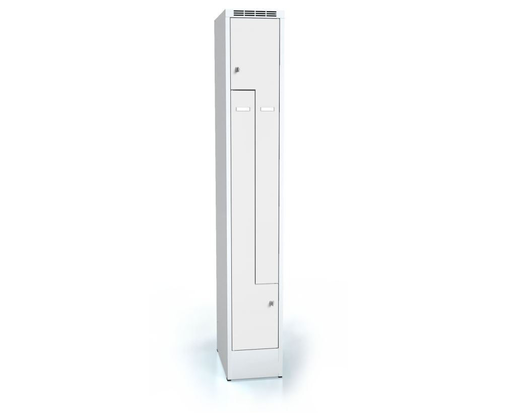 Cloakroom locker Z-shaped doors ALDOP 1920 x 300 x 500